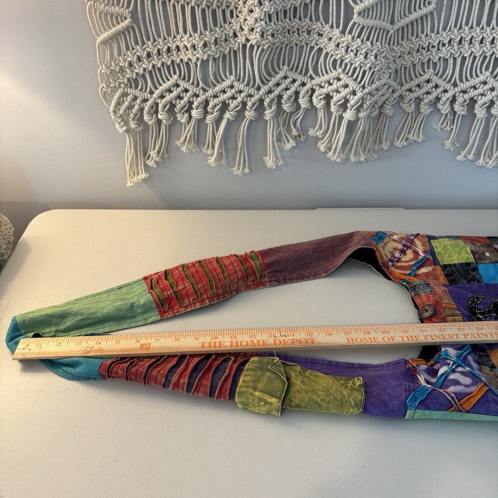 Aller Simplement boho Hippie Patchwork Hobo Bag C… - image 9